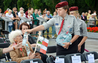 Kaliscy harcerze na obchodach rocznicy Powstania