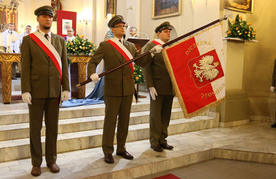 Poświęcenie sztandaru pracowników Leśnictwa