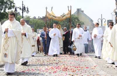 Zapowiedź centralnych  Uroczystości Najświętszego Ciała i Krwi Chrystusa w Kaliszu