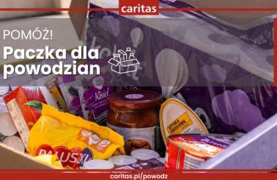 Caritas Polska rusza z akcją "Paczka dla Powodzian"